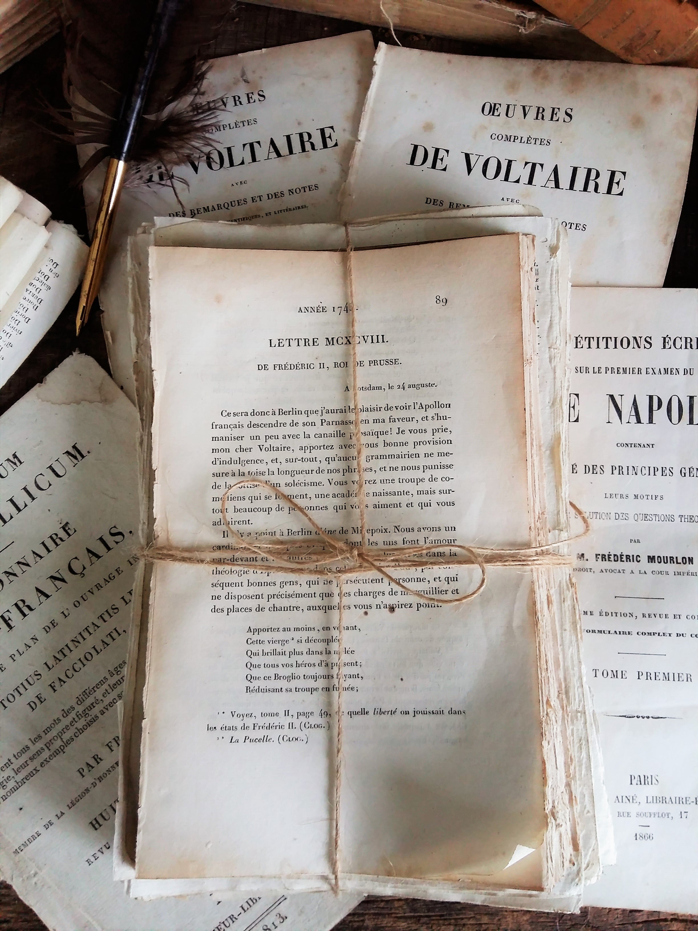 150+ Antique French Book Pages, Dating from 1813, 1825 & 1866. from Tiggy  and Pip