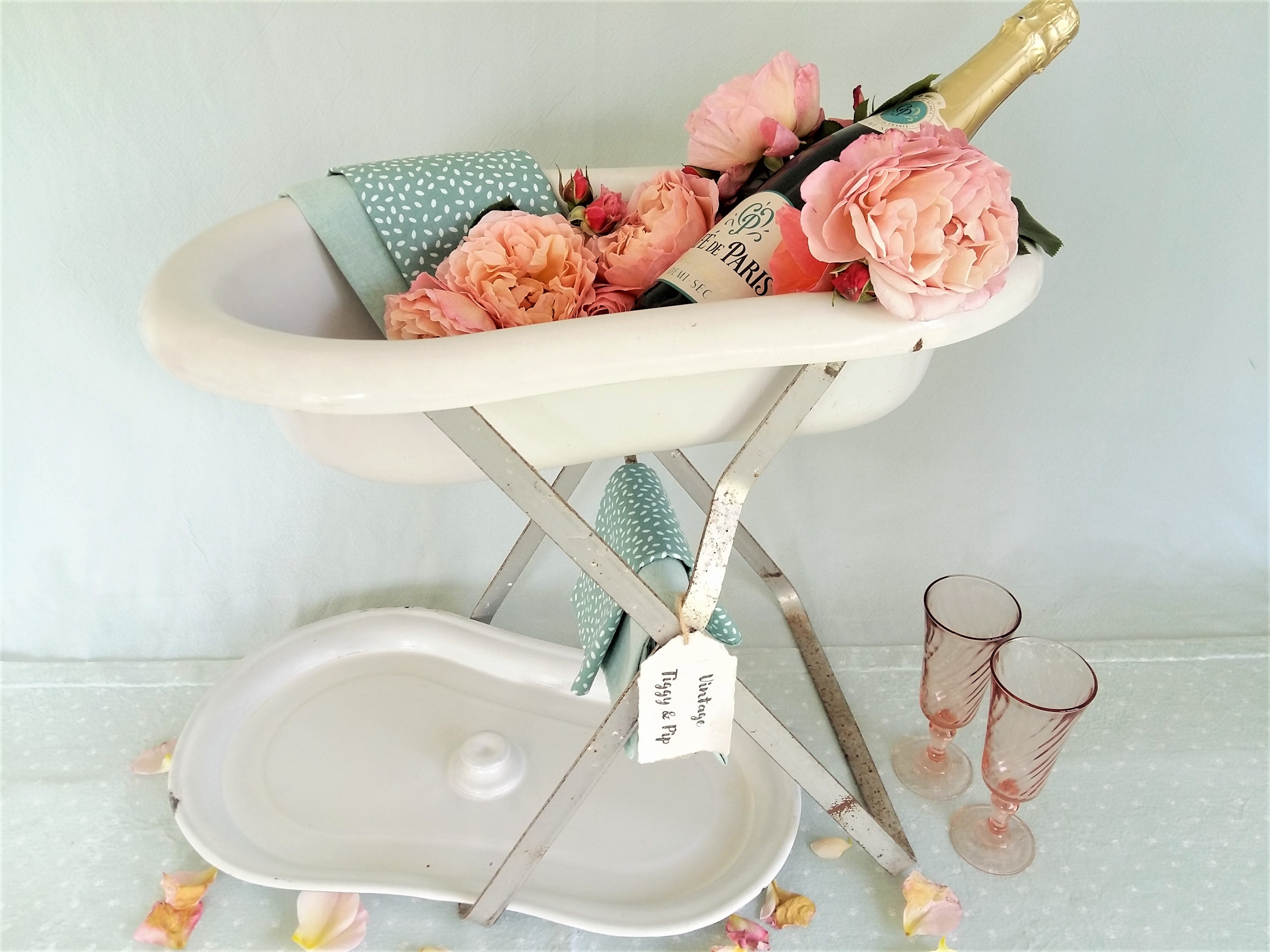 Enamel baby sale tub