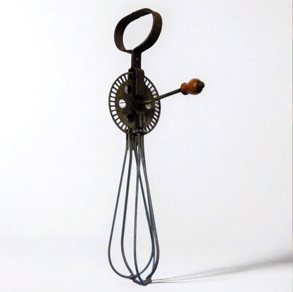 Antique Egg Whisk. Manual Rotary Egg Beater from Tiggy & Pip - Just €49! Shop now at Tiggy and Pip