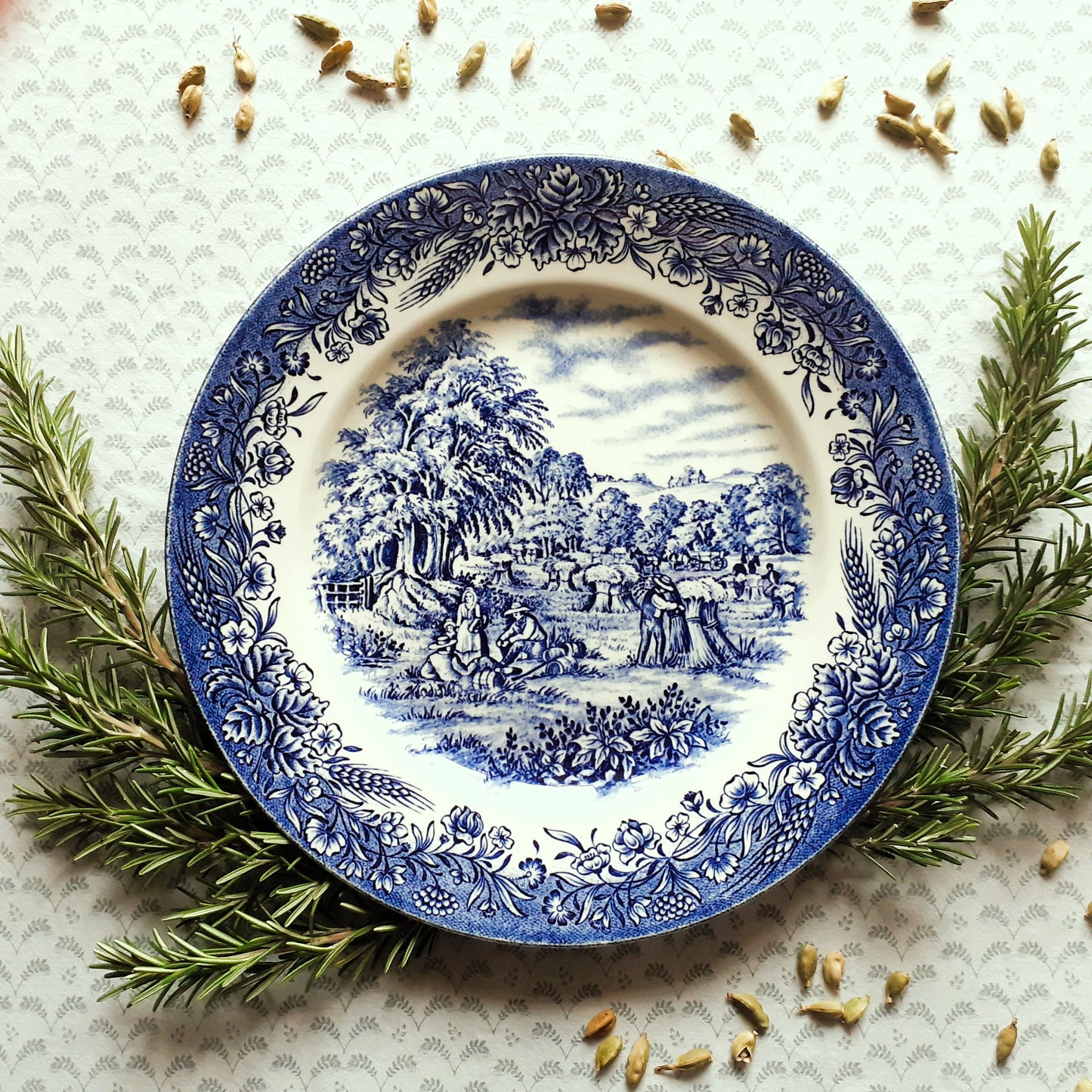 EIGHT Mix and Match Blue and White China Plates/Dishes from Tiggy & Pip - Just €199! Shop now at Tiggy and Pip