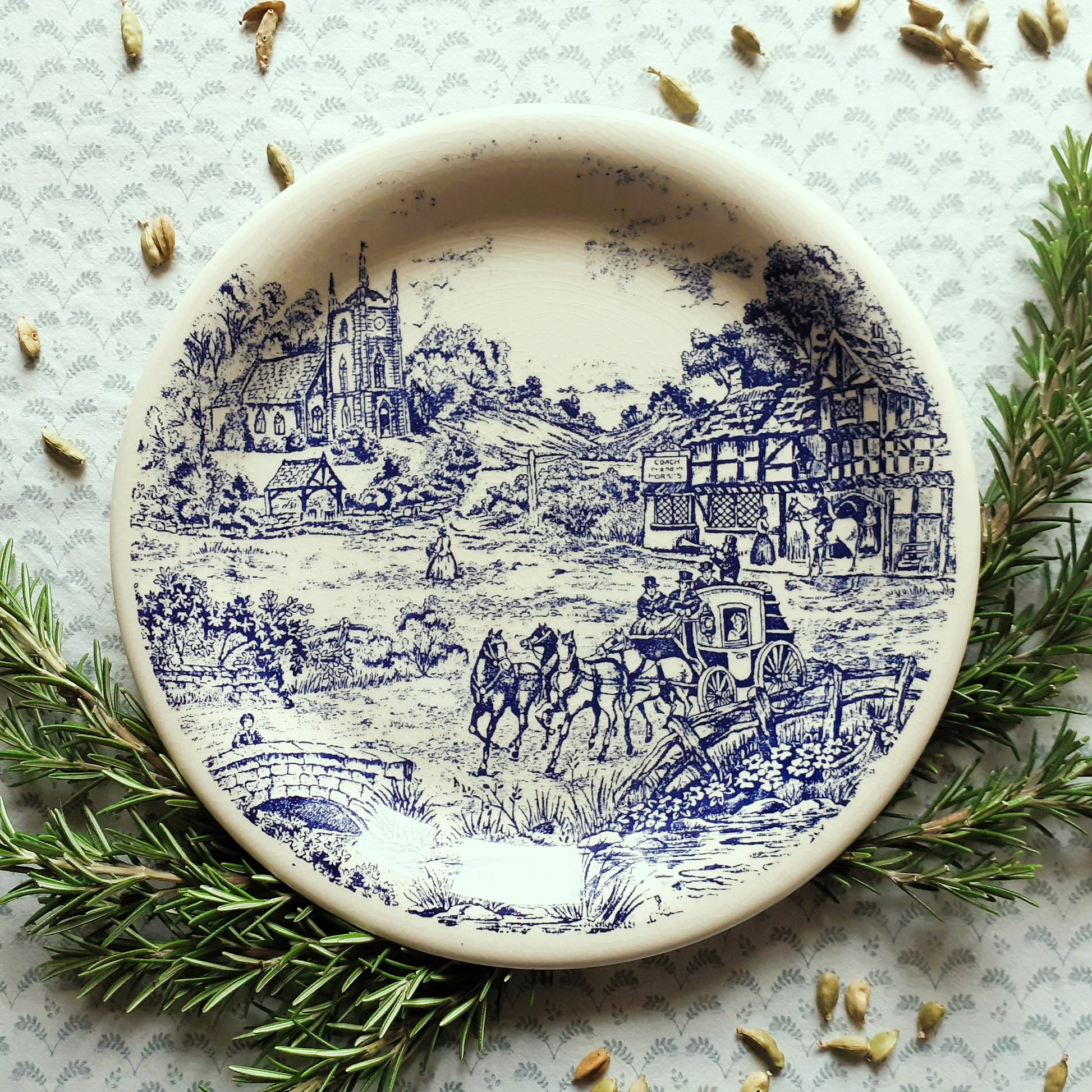 EIGHT Mix and Match Blue and White China Plates/Dishes from Tiggy & Pip - Just €199! Shop now at Tiggy and Pip