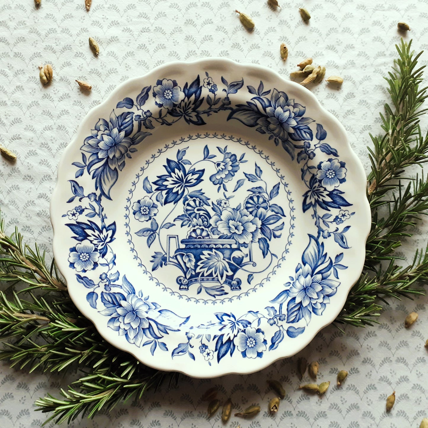 EIGHT Mix and Match Blue and White China Plates/Dishes from Tiggy & Pip - Just €199! Shop now at Tiggy and Pip