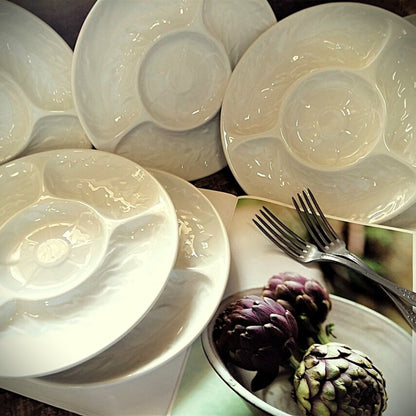 Set of Six 1970's Artichoke Plates from Tiggy & Pip - Just €168! Shop now at Tiggy and Pip