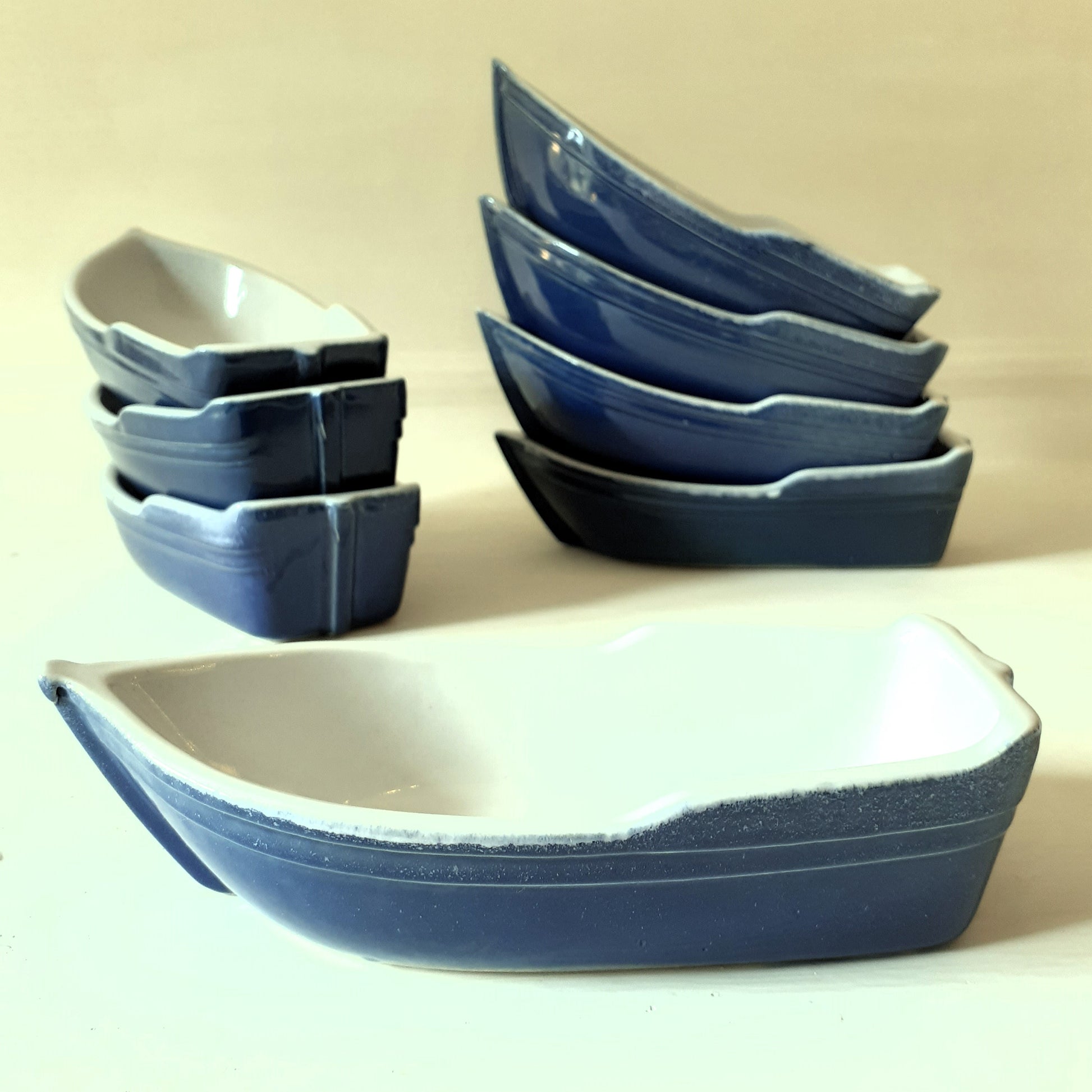 EIGHT Boat Shaped Gratin/Terrine Dishes from Tiggy & Pip - Just €144! Shop now at Tiggy and Pip