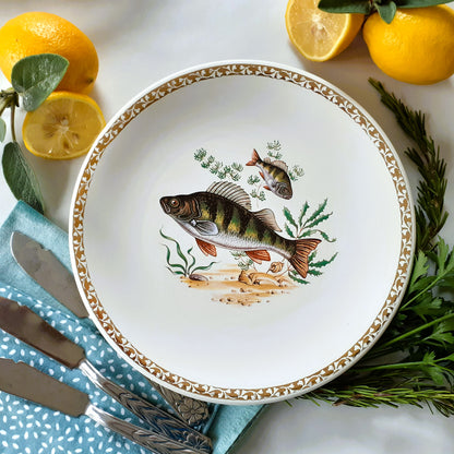 Six Longchamp Fish Plates and Fish Platter. from Tiggy & Pip - Just €225! Shop now at Tiggy and Pip