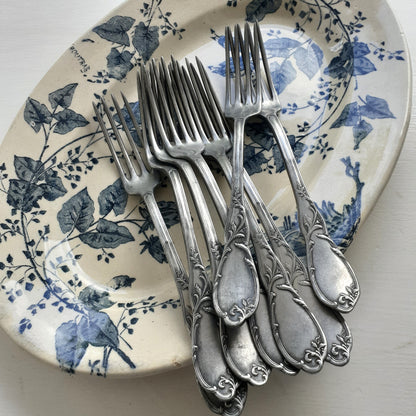 Set of 8 Antique Forks from Tiggy & Pip - Just €88! Shop now at Tiggy and Pip