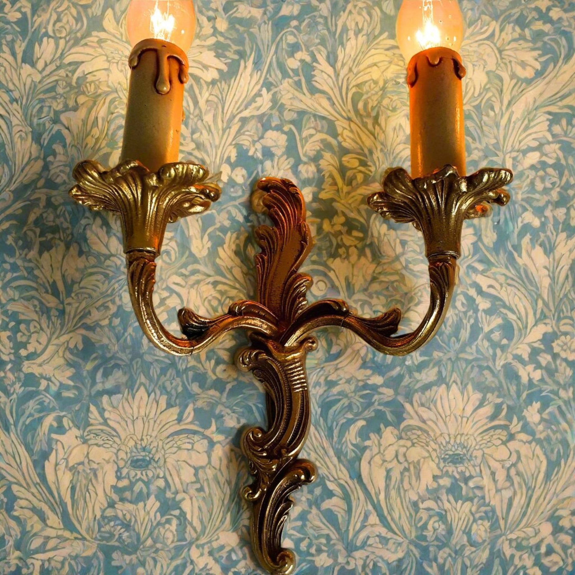 Pair of Regency Style Bronze Sconces from Tiggy & Pip - Just €120! Shop now at Tiggy and Pip