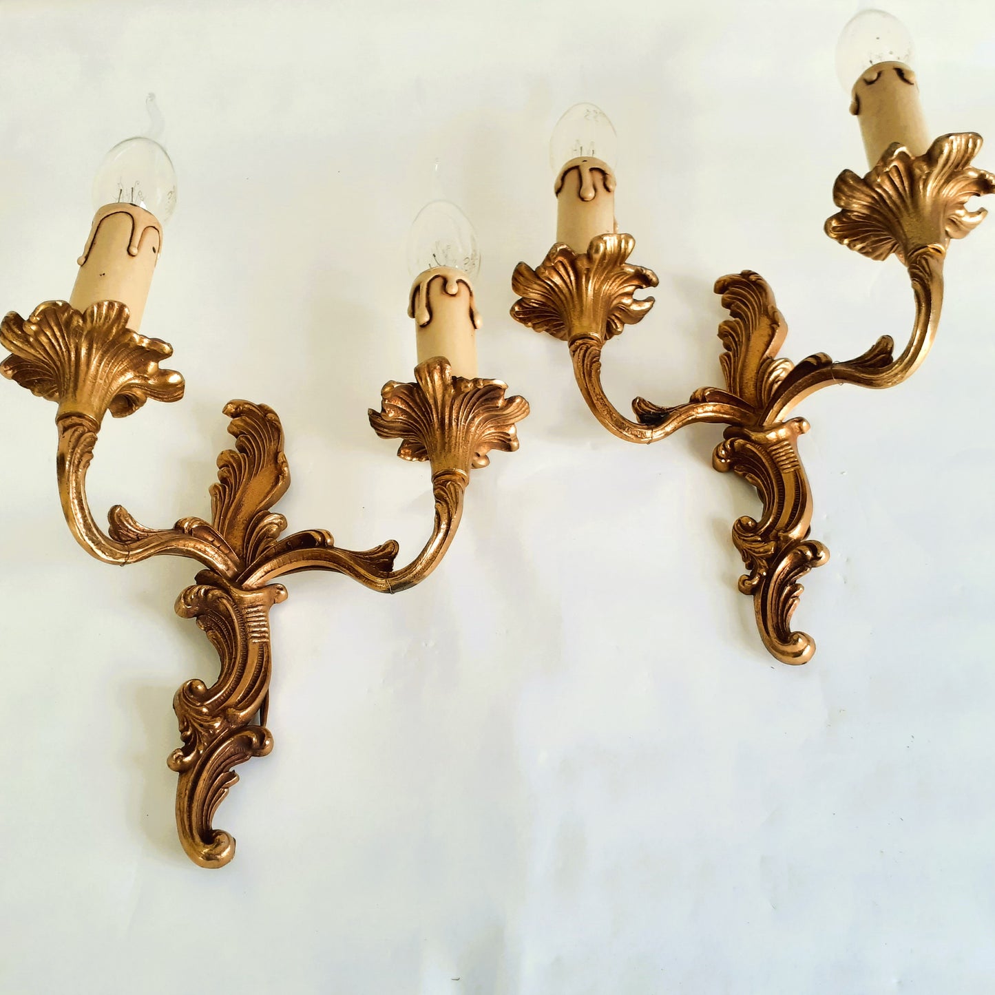 Pair of Regency Style Bronze Sconces from Tiggy & Pip - Just €120! Shop now at Tiggy and Pip