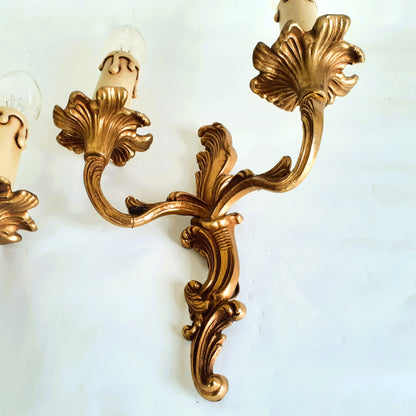 Pair of Regency Style Bronze Sconces from Tiggy & Pip - Just €120! Shop now at Tiggy and Pip