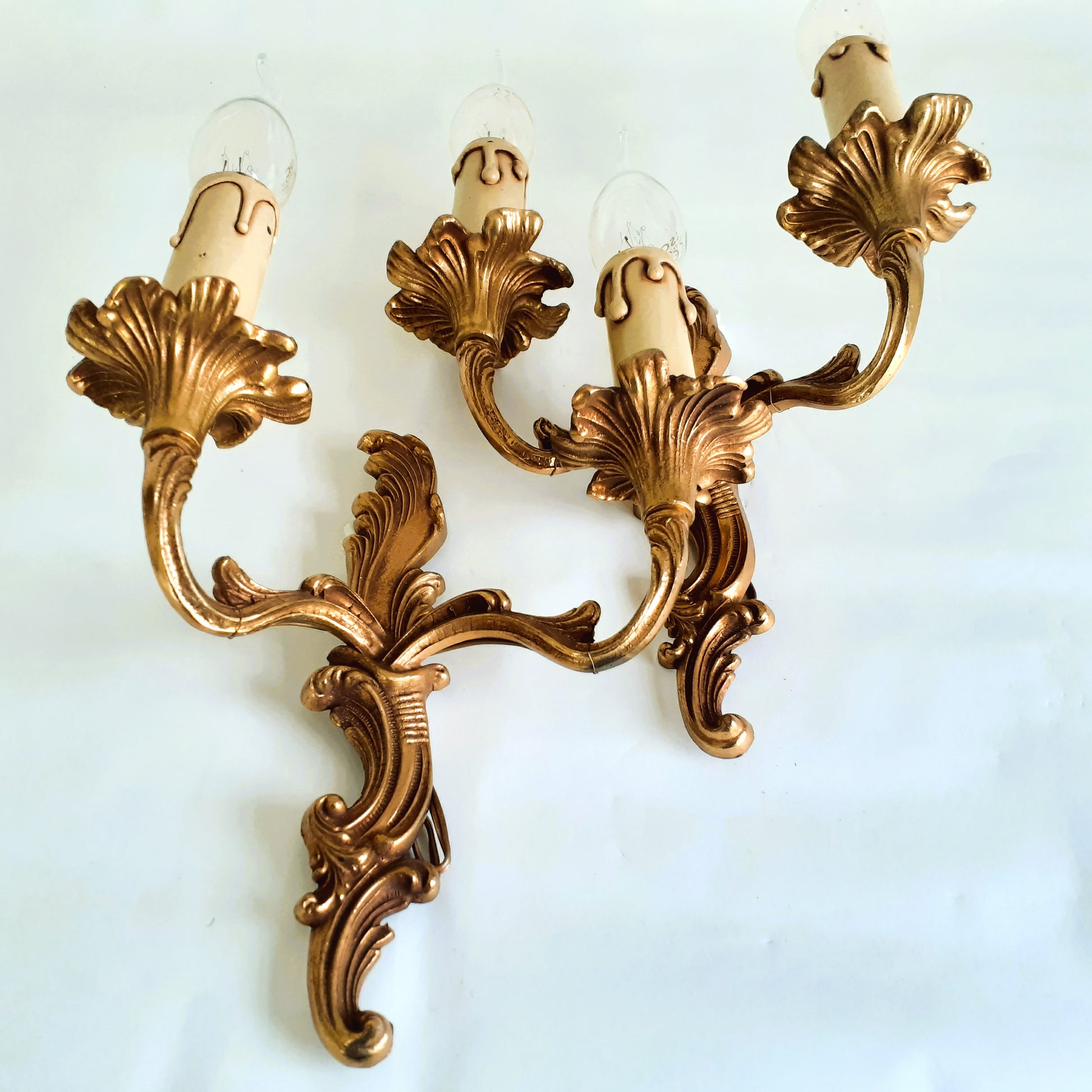 Pair of Regency Style Bronze Sconces from Tiggy & Pip - Just €120! Shop now at Tiggy and Pip