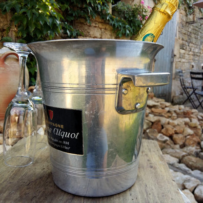 Vintage EUGENE CLIQUOT Champagne Ice Bucket from Tiggy and Pip - Just €59! Shop now at Tiggy and Pip