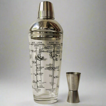 Large 1970's Glass Cocktail Shaker from Tiggy & Pip - Just €89! Shop now at Tiggy and Pip