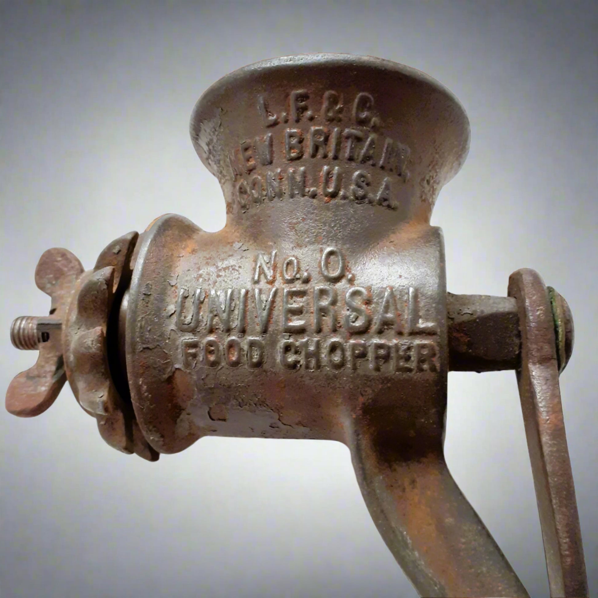 Antique Food Chopper. 1800s Hand Crank Meat Grinder from Tiggy & Pip - Just €89! Shop now at Tiggy and Pip