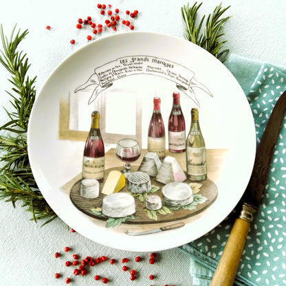 Six French Wine and Cheese Party Plates from Tiggy & Pip - Just €156! Shop now at Tiggy and Pip