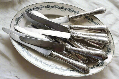 Twelve antique knives, stamped PARIS from Tiggy & Pip - Just €120! Shop now at Tiggy and Pip