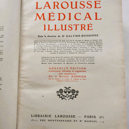 Medical Dictionary. 1923 Larousse Médical Illustré from Tiggy & Pip - Just €129! Shop now at Tiggy and Pip