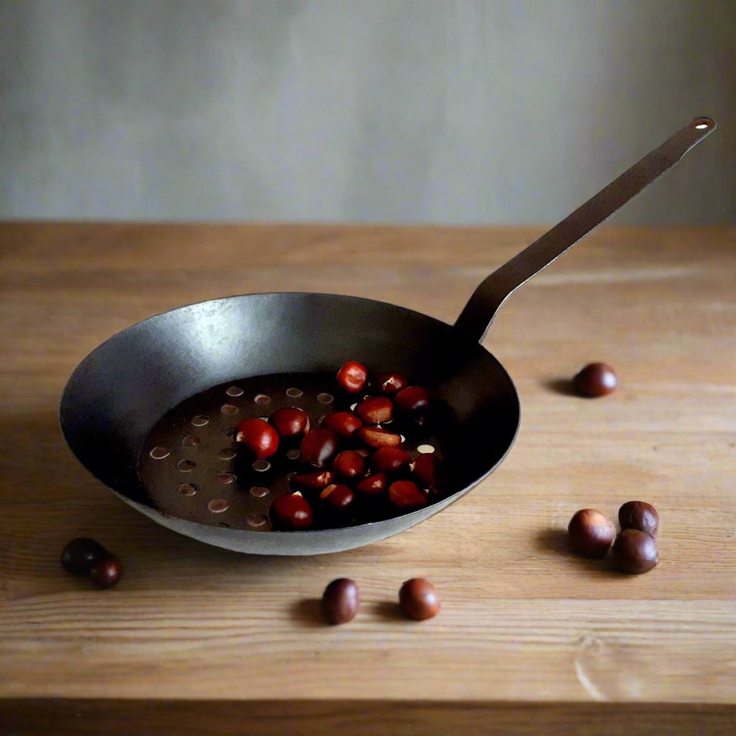 Sweet Chestnut Roaster. Chestnut Roasting Pan from Tiggy & Pip - Just €130! Shop now at Tiggy and Pip