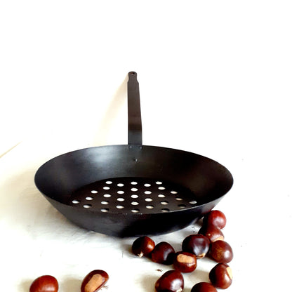 Sweet Chestnut Roaster. Chestnut Roasting Pan from Tiggy & Pip - Just €160! Shop now at Tiggy and Pip