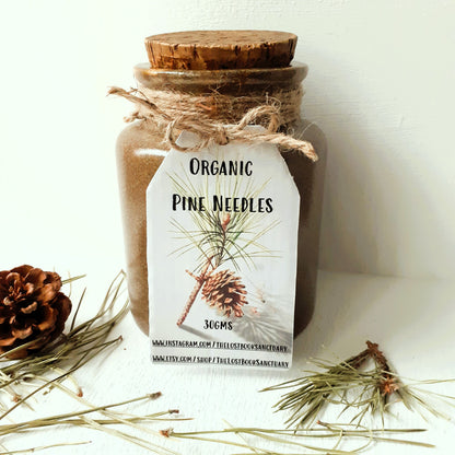 Large Jar of Organic Pine Needles from Tiggy & Pip - Just €48.50! Shop now at Tiggy and Pip