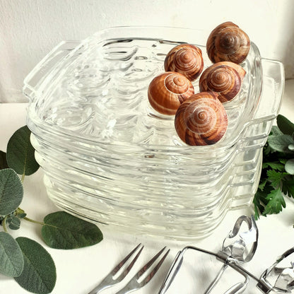 Set of 8 Pyrex Escargot Dishes from Tiggy & Pip - Just €160! Shop now at Tiggy and Pip