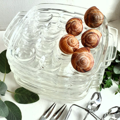 Set of 8 Pyrex Escargot Dishes from Tiggy & Pip - Just €160! Shop now at Tiggy and Pip