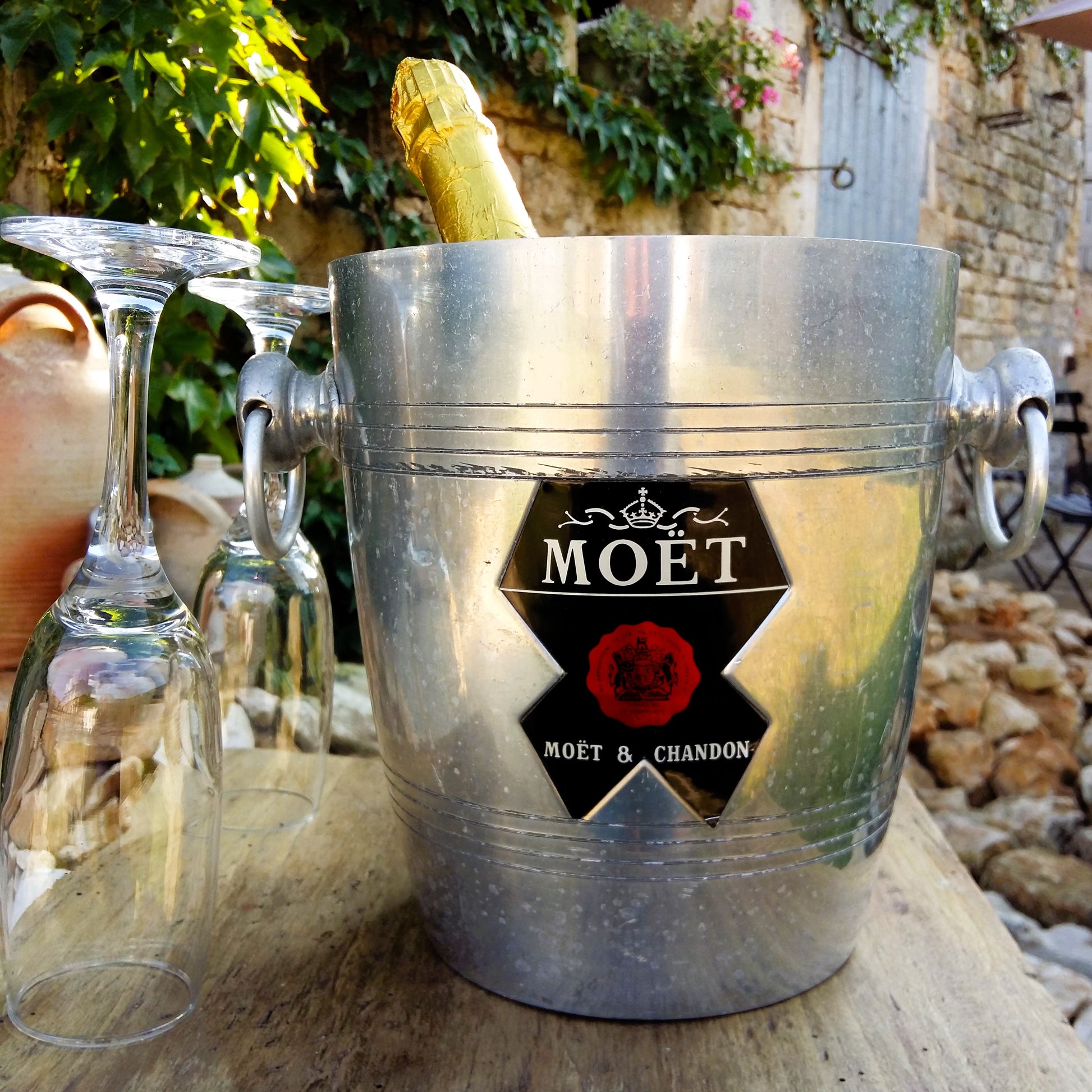 MOET & CHANDON Champagne Ice Bucket from Tiggy & Pip - Just €96! Shop now at Tiggy and Pip