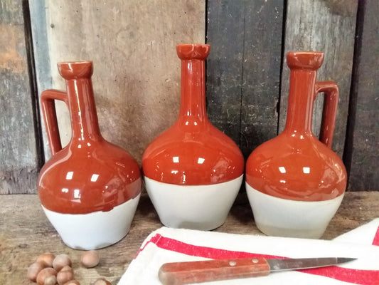 THREE Earthenware Pitchers. "P. Bardinet 100/75cl Distillateur Bordeaux Déposé". from Tiggy and Pip - Just €89! Shop now at Tiggy and Pip