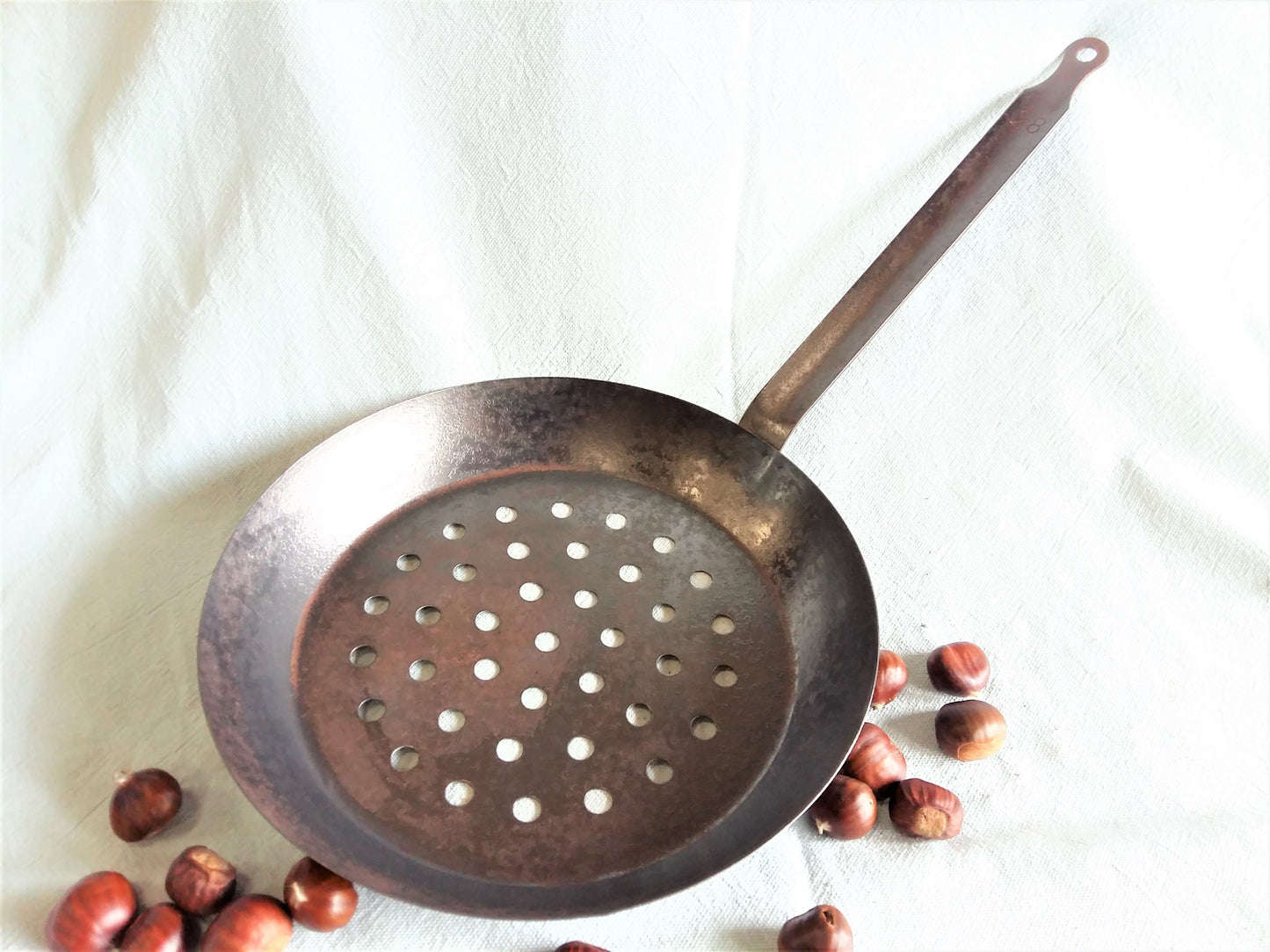 Vintage Iron and Wood Chestnut Roasting Pans, 20th Century For Sale at  1stDibs