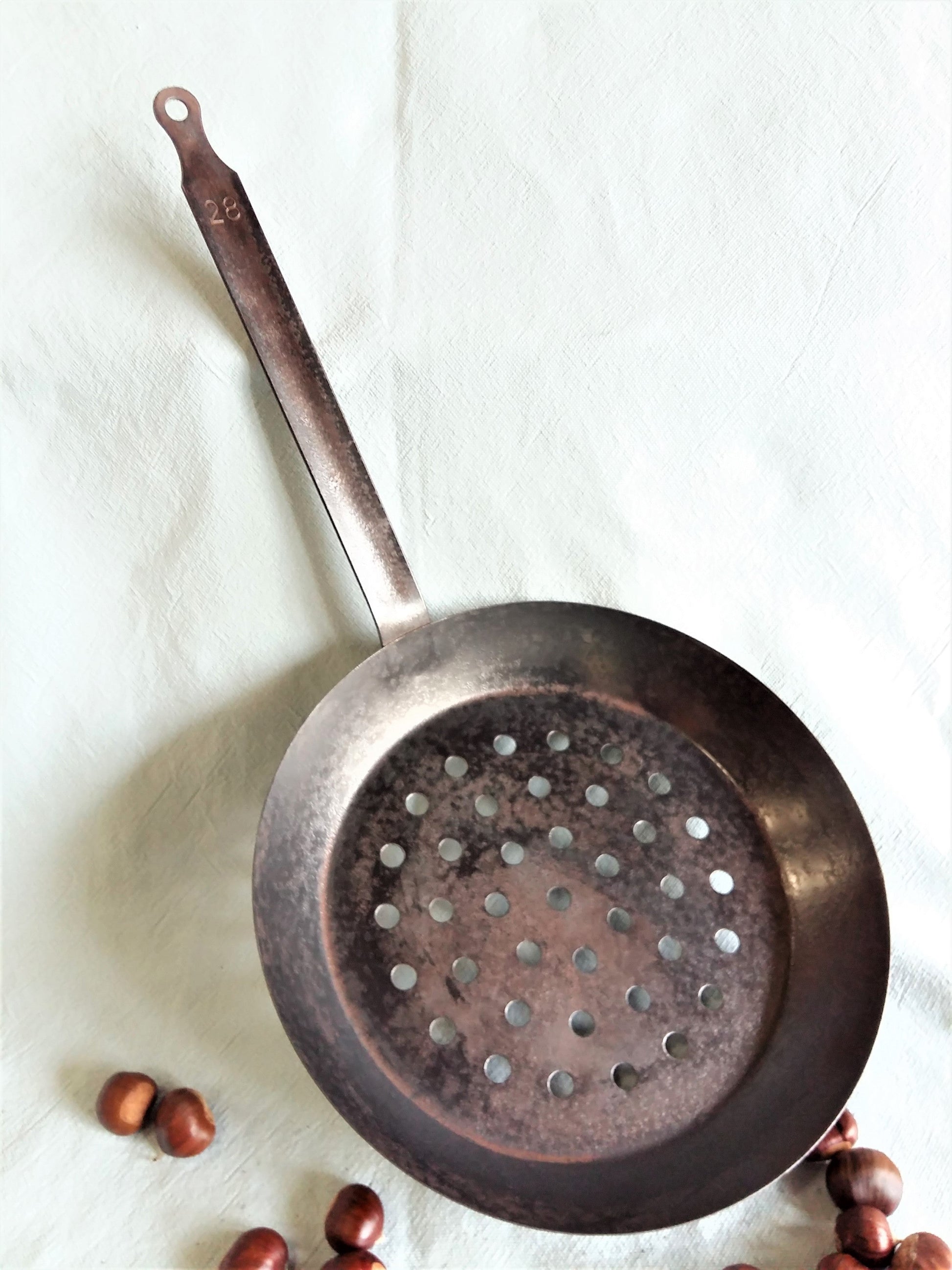 Chestnut Roasting Pan. Vintage Pan for Roasting Chestnuts.