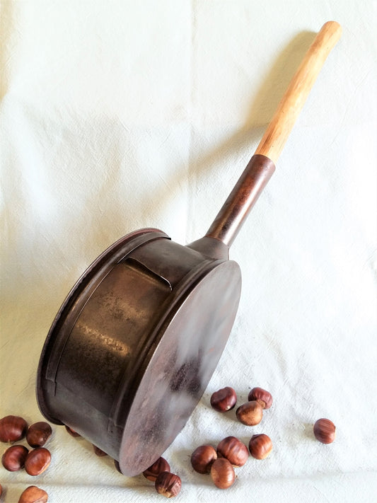 Chestnut Roasting Pan. Chestnut Roaster. Deep Sided Pan for -  Sweden