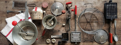 SIXTEEN Vintage Food Photography Props. from Tiggy & Pip - Just €156! Shop now at Tiggy and Pip