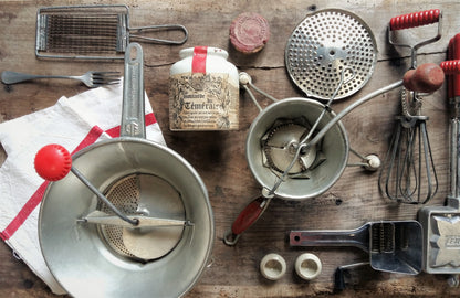 SIXTEEN Vintage Food Photography Props. from Tiggy & Pip - Just €156! Shop now at Tiggy and Pip