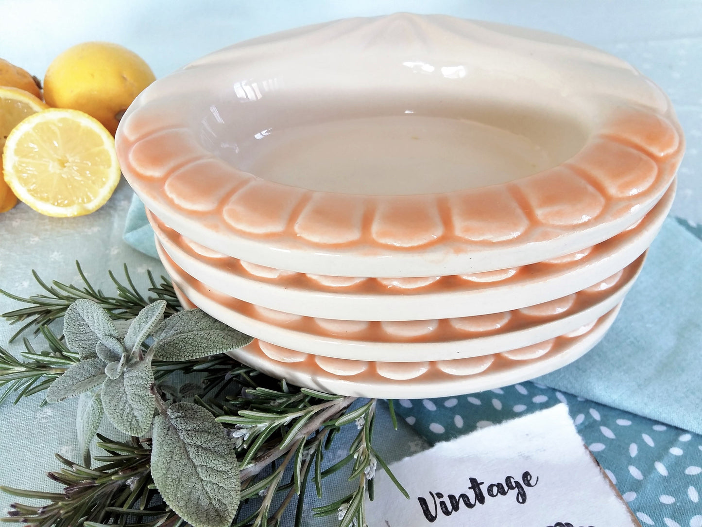 Four Charles Amand Seafood Bowls. from Tiggy & Pip - Just €89! Shop now at Tiggy and Pip